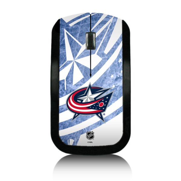 Columbus Blue Jackets Ice Tilt Wireless Mouse Online now