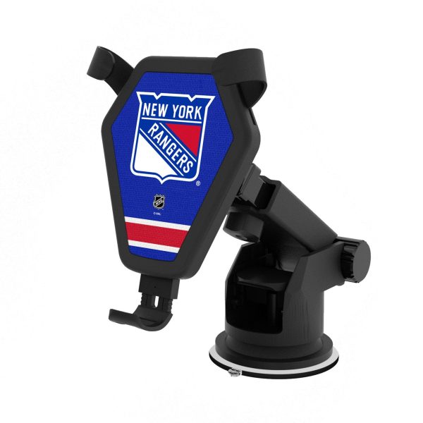 New York Rangers Stripe Wireless Car Charger Online