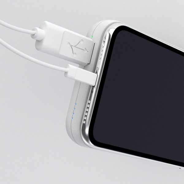 Chicago White Sox Endzone Solid 5000mAh Portable Wireless Charger For Cheap - Image 2