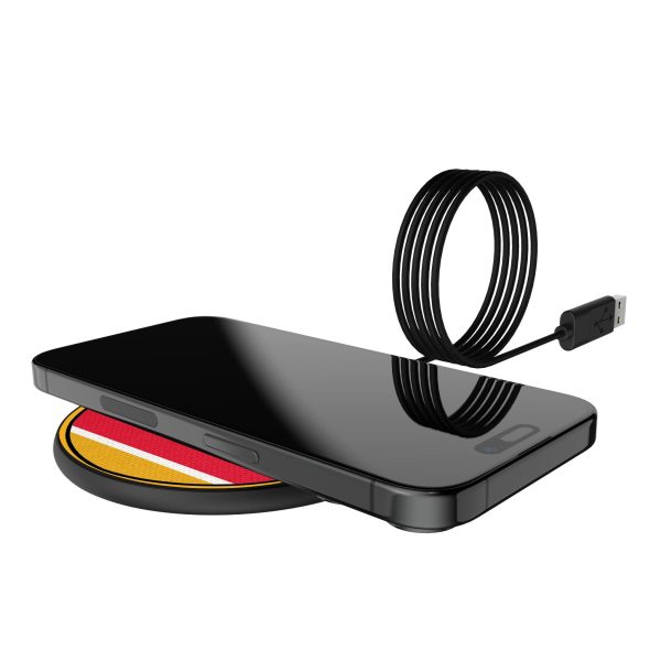 Kansas City Chiefs Stripe 15-Watt Wireless Charger Sale - Image 5