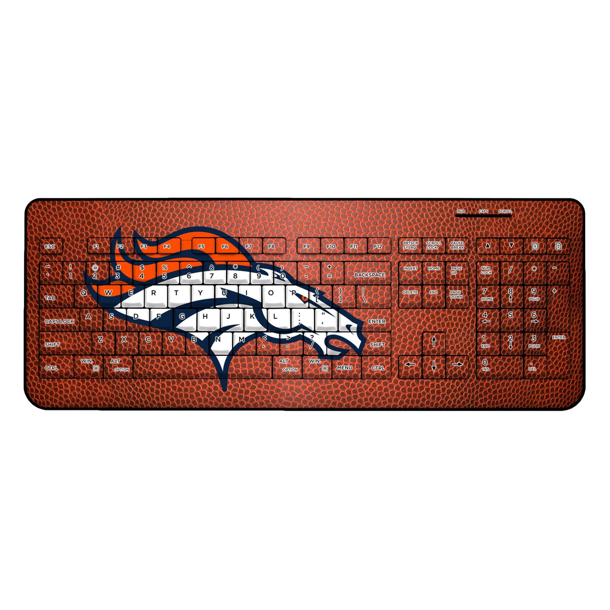 Denver Broncos Football Wireless USB Keyboard Supply