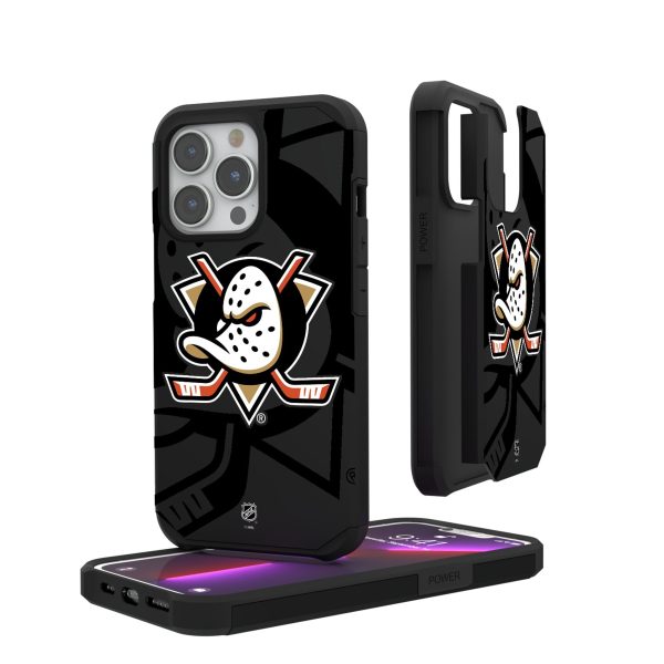 Anaheim Ducks Monocolor Tilt Rugged Phone Case Online Hot Sale