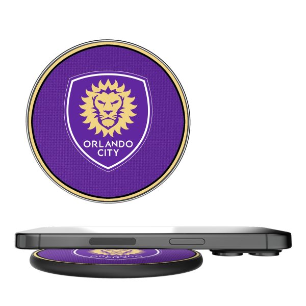 Orlando City Soccer Club Solid 15-Watt Wireless Charger For Cheap