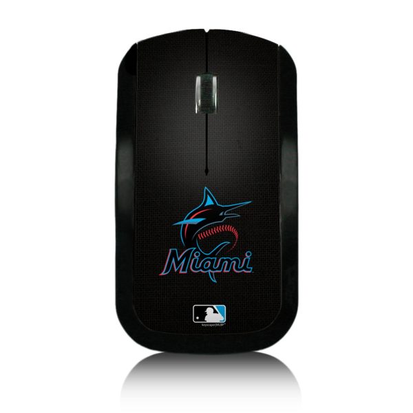 Miami Marlins Solid Wireless Mouse Online now