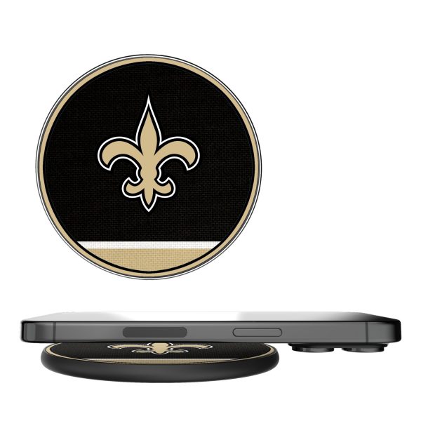 New Orleans Saints Stripe 15-Watt Wireless Charger Discount