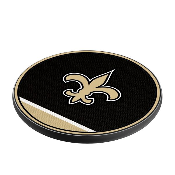 New Orleans Saints Stripe 15-Watt Wireless Charger Discount - Image 2