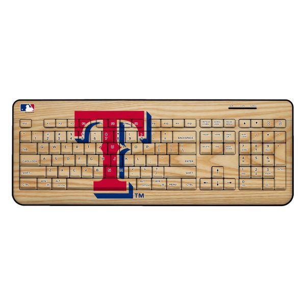 Texas Rangers Baseball Bat Wireless USB Keyboard Fashion