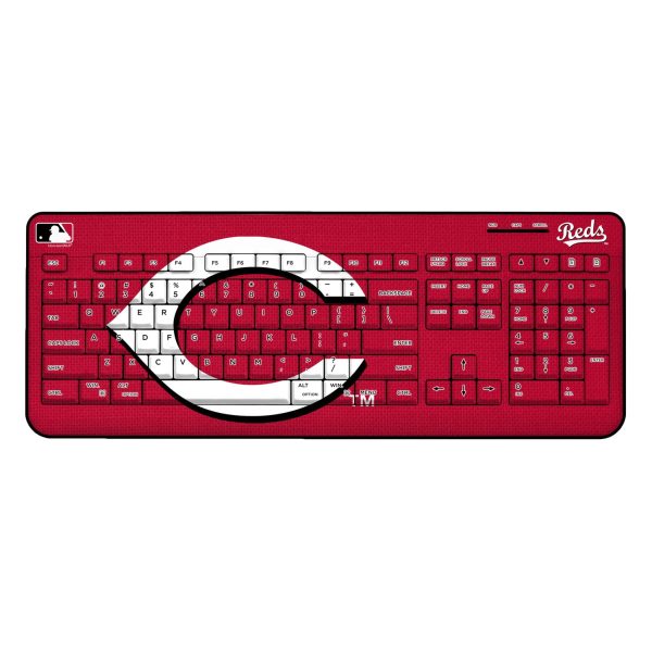 Cincinnati Reds Solid Wireless USB Keyboard Supply