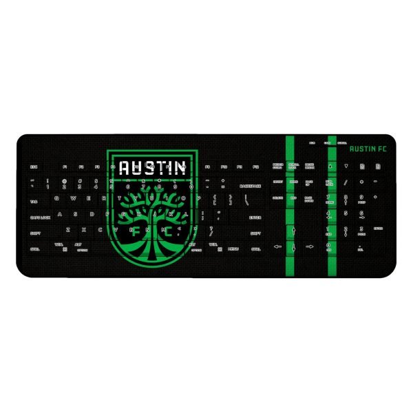 Austin FC  Stripe Wireless USB Keyboard For Sale