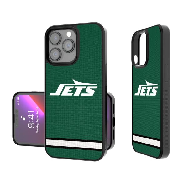 New York Jets Stripe Bump Phone Case Hot on Sale