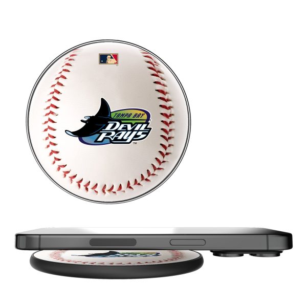 Tampa Bay 1998-2000 - Cooperstown Collection Baseball 15-Watt Wireless Charger For Discount