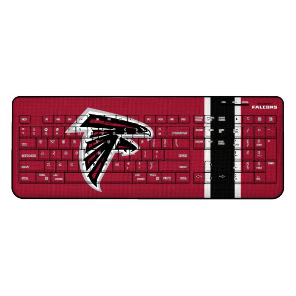 Atlanta Falcons Stripe Wireless USB Keyboard For Discount