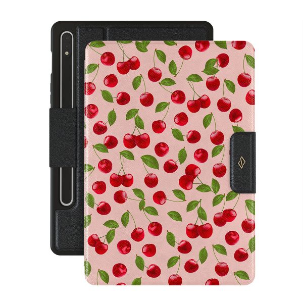 Afternoon Treat - Cherry Samsung Galaxy Tab S9 FE Case Hot on Sale