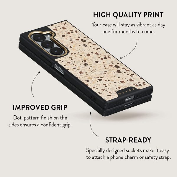 Distant Noise - Terazzo Samsung Galaxy Z Fold 6 Case Online - Image 5